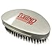 Torino Pro Medium Wave Brush #530 By Brush King - Curve Palm Wave Brush - Made with 100% Boar Bristles -True Texture Medium - All Purpose 360 Waves Curved Brush