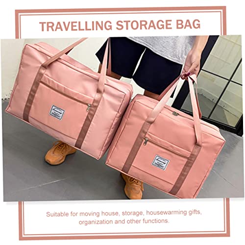 USHOBE Bolsa De Viagem Oxford Pano Roupas Pacote Maternidade Curta Distância Rosa