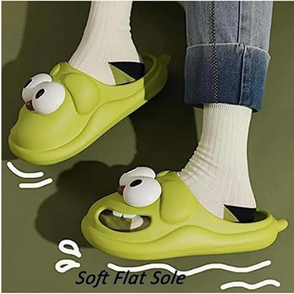 Tongue Kiss Slippers, Tongue Slippers, Big Eye Dog Slipper, Kiss Slippers Big Eye Dog, 3D Big Eye Dog Fun Cartoon Package Head Slippers3