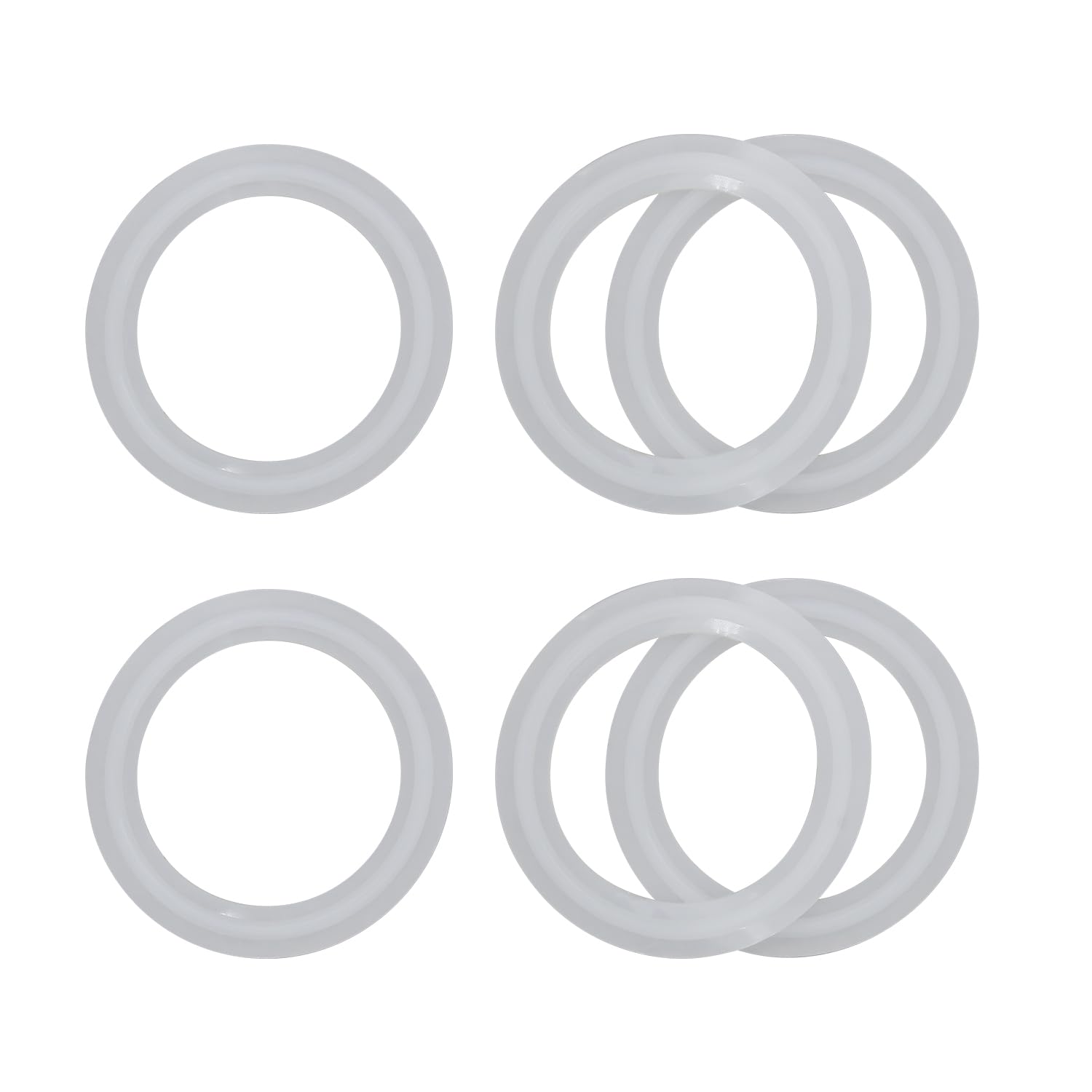 6 Guarnizioni Piatte Per Pompa Spa E Riscaldatore 5.1 Cm - Ricambio Oring Balboa Gecko 711-4030B