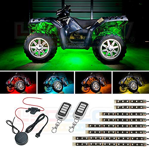 LEDGlow 8pc Advanced Million Color LED ATV UTV Quad 4x4 Accent Underlow Light