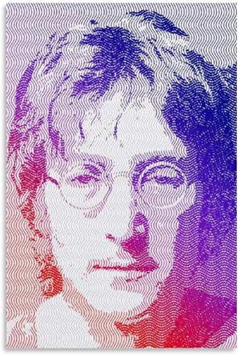 YGYT Tableau Toile Decoration 60x90cm sans Cadre John Winston Lennon 12 Classic Rock Music Poster Photo Poster Celebrity… - Les Beatles, Paul McCartney, John Lennon, RIngo Starr, George Harrison YGYT Tableau Toile Decoration 60x90cm sans Cadre John Winston Lennon 12 Classic Rock Music Poster Photo Poster Celebrity…