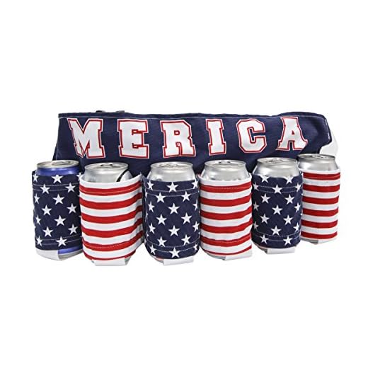 Novelty Beverage Holder Beer Belt (Merica)