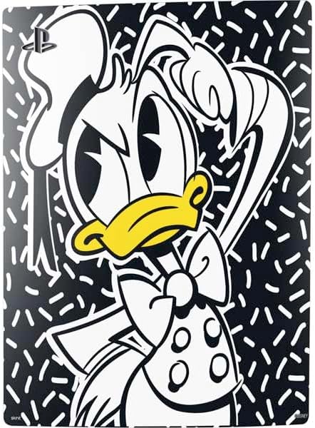 Skinit Decal Gaming Skin Compatible with PS5 Bundle - Officially Licensed Disney Friends Donald Duck Thinking Design