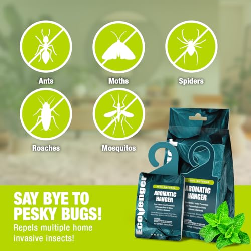 image for EcoVenger Pest Control Aroma Hanger 10-Pack Natural Peppermint/Cedar/L