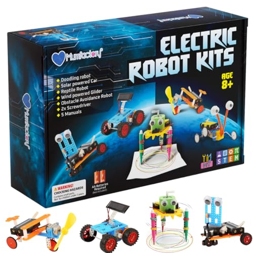 Mumfactory Science Robot Kit for Boys & Girls Age 8-12 Years STEM Toys - Gift for 8+ Year Kids Learning & Education Toys