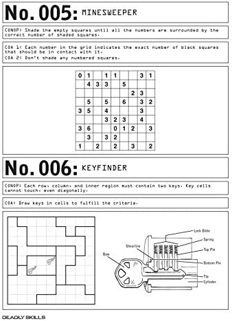 DEADLY SKILLS PUZZLE AND ACTIVITY BOOK