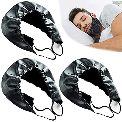 3 Pcs Beard Bib, Beard Covers Beard Bandana Beard Apron Guard Beard Caps, Facial Hair Apron Guard Rag Bonnet Beard Facial Beard Guard Beard Cap Beard Bonnet for Men(3 Pcs)