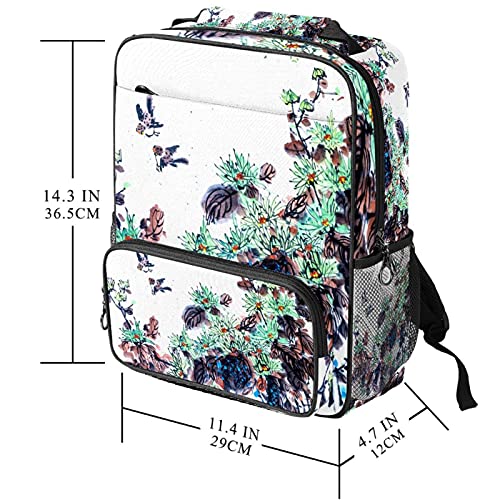 Sac de travail tendance à fleurs blanches pour styliser vos journées de bureau ou de fac - 5