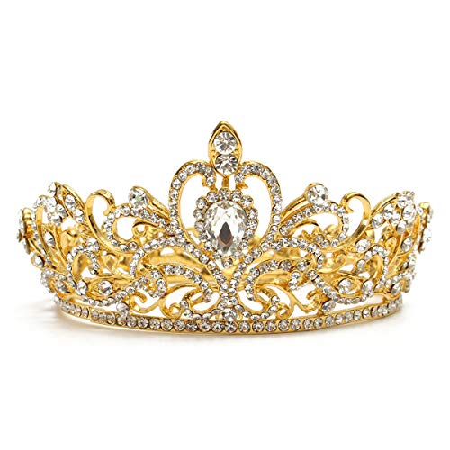 Preisvergleich Produktbild DyNamic Brautprinzessin Österreichischen Kristall Tiara Hochzeit Krone Schleier Haarschmuck Schleier - Silber
