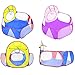 EODUDO-S-play tents Tenda da Gioco per Bambini Gioco da Tavolo Tenda Pieghevole per Bambini Oceano Palla sparata Gioco con Pallacanestro Hoop Early Education Ball Pool (Color : RE9101P)