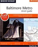 Rand McNally 8th Edition Baltimore Metro street guide including Baltimore, Anne Arundel, Carroll, Harford, and Howard counties