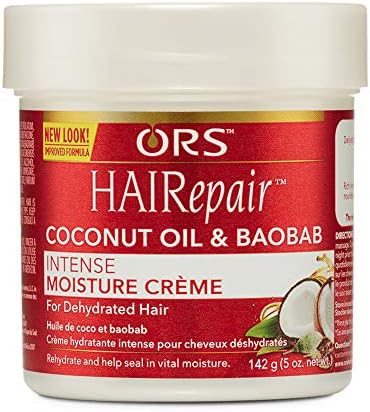 ORS HAIRepair Coconut Oil & Baobab Intense Moisture Creme for Dehydrated Hair 5 oz