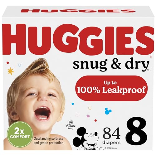 Image of HUGGIES SNUG&Dry ECON+ Diaper SZ8 84