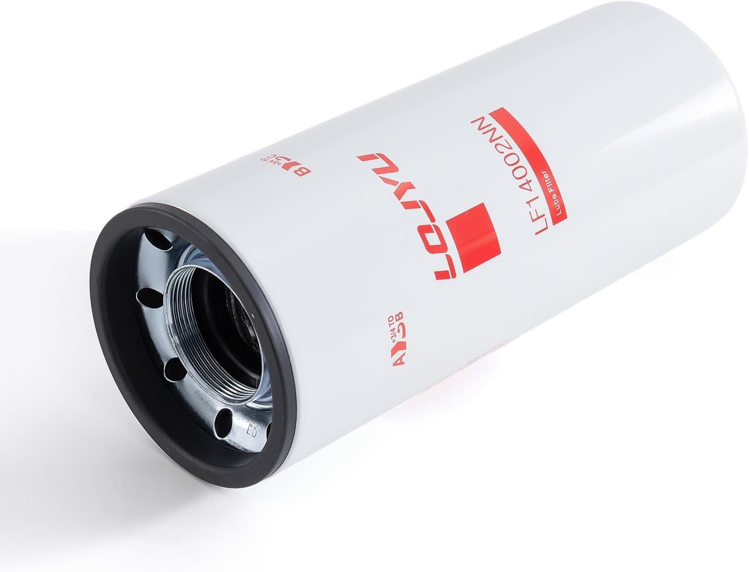 [2-Pack] Oil Filter for Fleetguard LF14002NN for Cummins 5520789 for Cummins L9 ISL9 ISC Engines for Freightliner M2 Peterbilt 337 348 Kenworth T370 Replaces LF9009 DBL7300 B40142 High Flow Synthetic