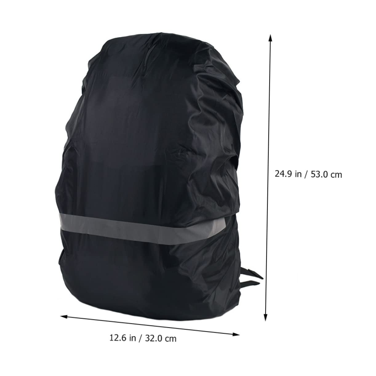 GOOHOCHY Waterproof Backpack Cover Set 2 Pieces Reflective Strip for Hiking Camping Cycling Night Safety Rainproof