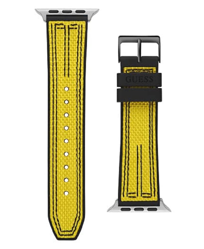 Żółty i czarny tkany pasek 42-45 mm do zegarka Apple Watch
