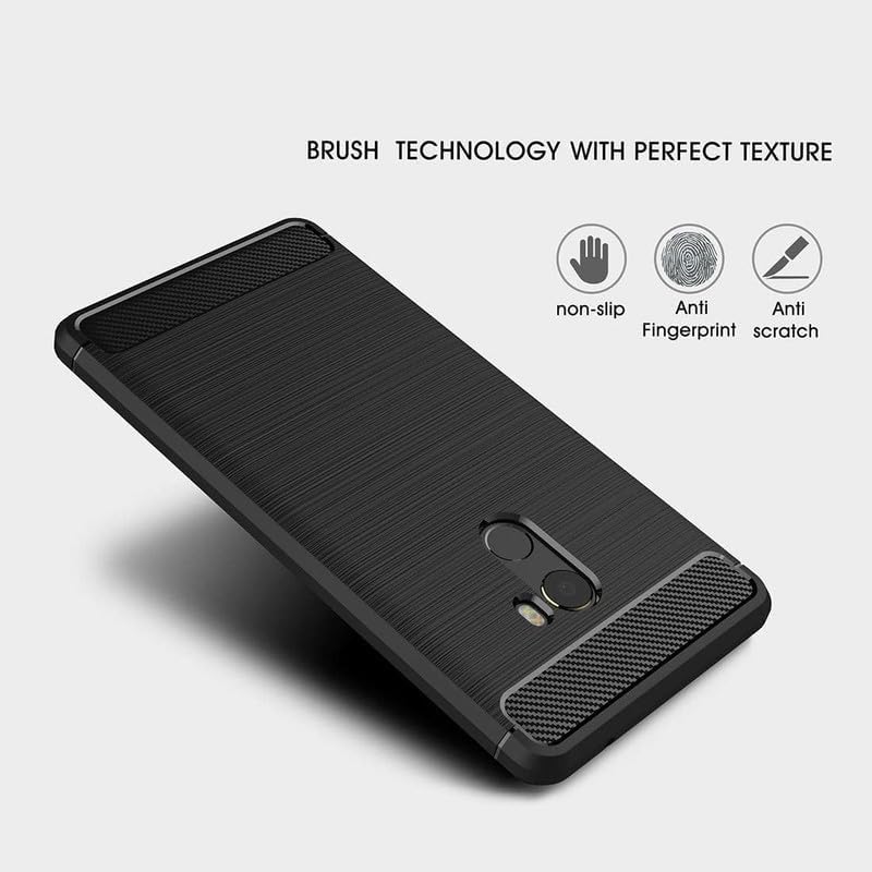 Image of Hybrid Carbon Fiber Back Case for Mi Mix 2 (Black)