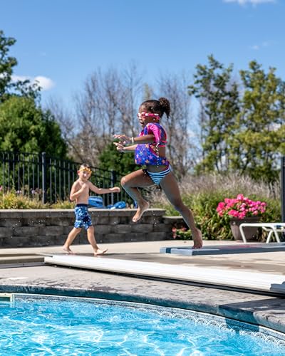 Global Pool Products 24\" U Frame Diving Board - Polished Stainless Steel Base - GPP-DB-UB24-SS