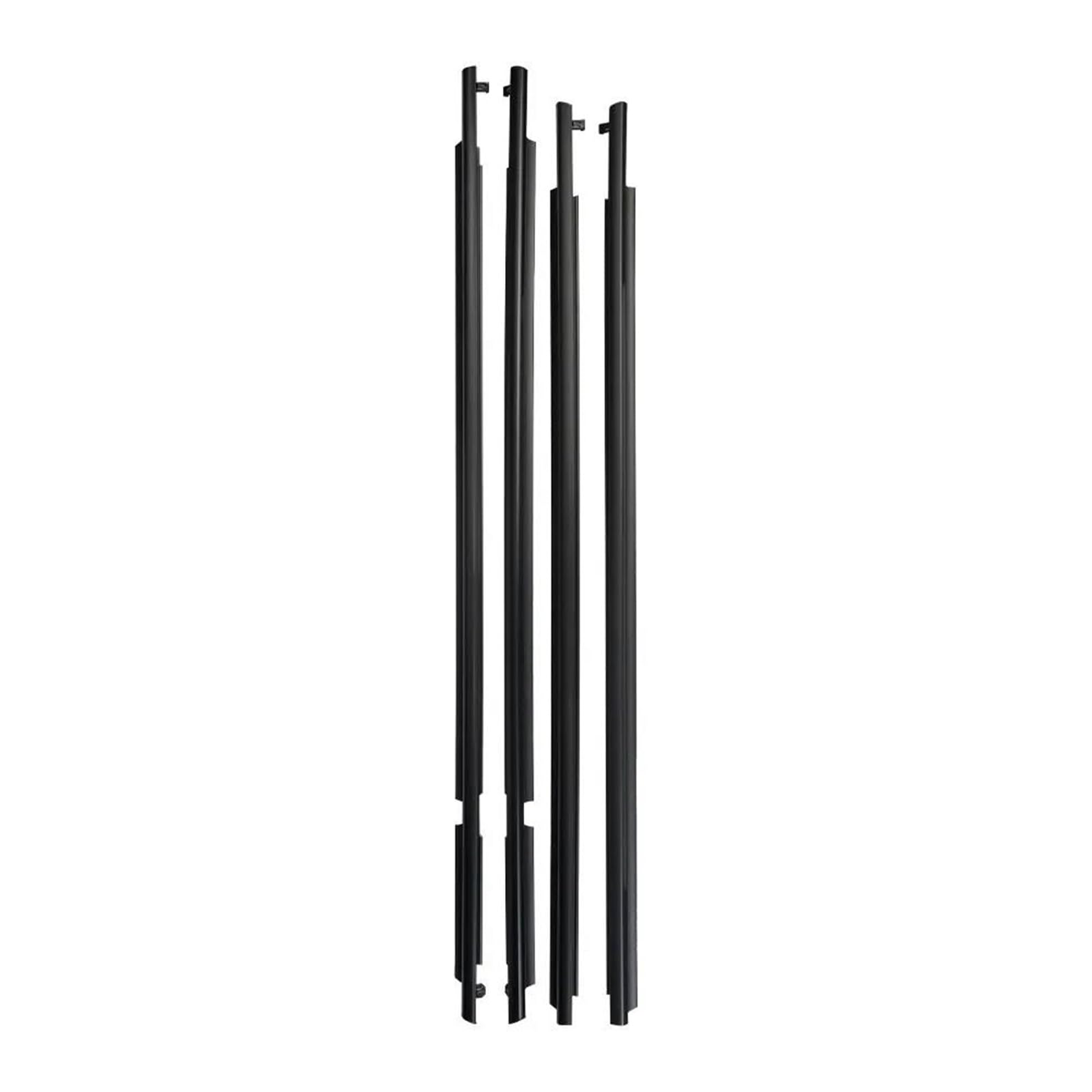 Noheeu One Color 75710-0R020 4Pcs For Rav4 2006 2007 2008 Car Window Weatherstrip Sweep Moulding Felts Belt Trim Sealing Strips