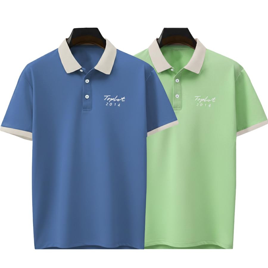 Image of TOPLOT Men Regular Fit Polo || T Shirt for Men (5243)