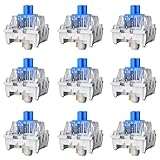 An In-Depth Review Of Top Quietest Mechanical Keyboard Switches On The Market  11 Gngzyte Mechanical Gaming Keyboard Blue Switches,3 Pin 50gf RGB SMT Clicky Switch,Dustproof and Waterproof Switch(Blue,72PCS)