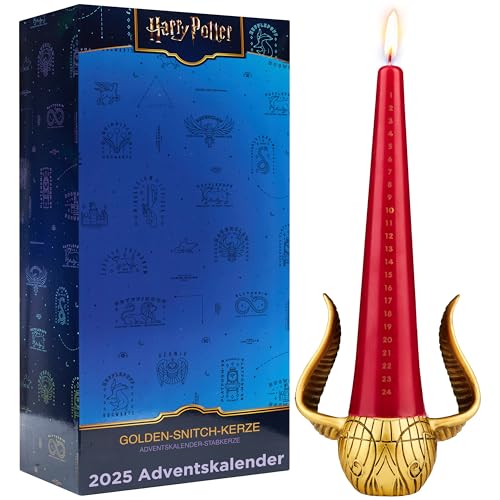 Harry Potter Adventskalender Kerze 1-24 Tage mit 12h Brenndauer,...