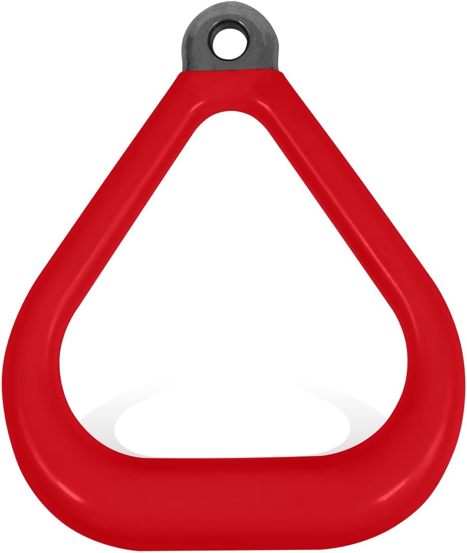 American Swing Red Trapeze Triangle Coated Aluminium Commercial or Residential