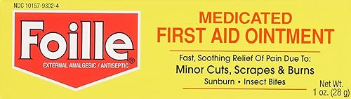 Foille Tubo de ungüento de primeros auxilios medicado de 1 oz por Foille
