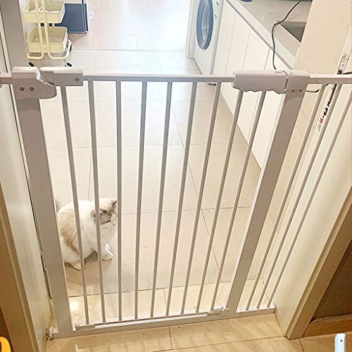 Barrière escalier chien sans perçage avec coupelles de protection murale intégrées - 3