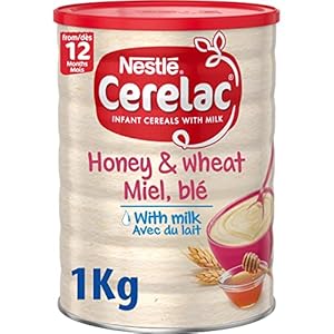 Nestle Cerelac Honey & Wheat with Milk Infant Cereal, 12 months+, 1kg (Pack of 1)