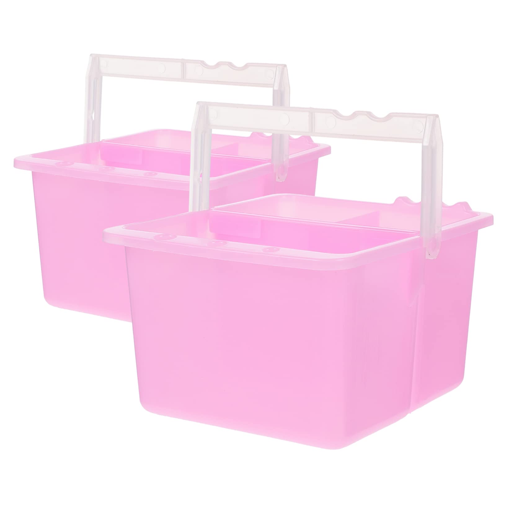 ARTIBETTER Paint Brush Washer Sturdy Plastic Painting Buckets Artist Brush Basins Mix Clean Handle-Enhanced