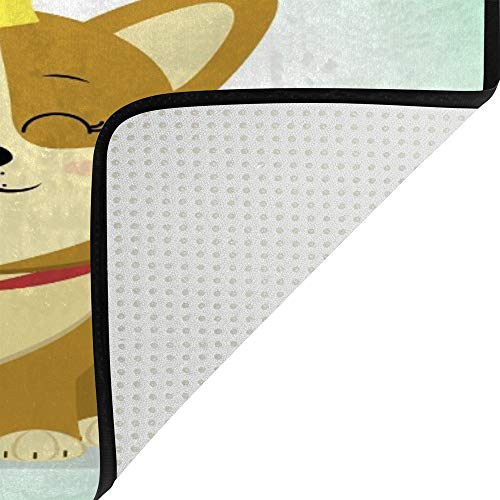 Tapis de maison moderne polyester 72X48Inch pour protéger le salon