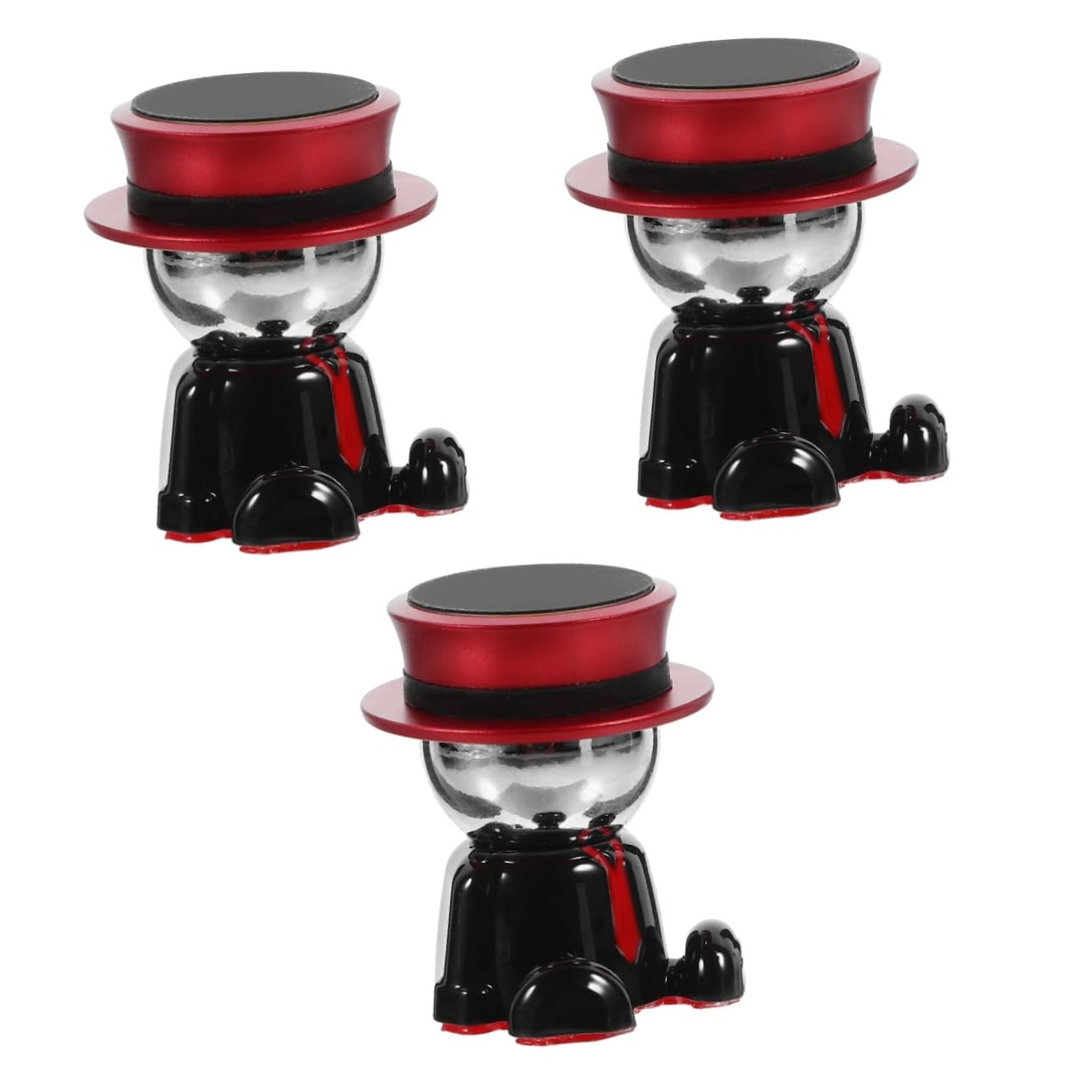 Gatuida 3pezzi Supporto Magnetico Per Smartphone Da Auto Porta Cellulare Con Rotazione Rosso Porta Telefono Auto Magnetico Supporto Per Smartphone Con Funzione Di Rotazione e Protezione