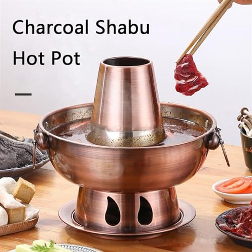 Olla china para hotpot de acero inoxidable 24cm miniatura 3