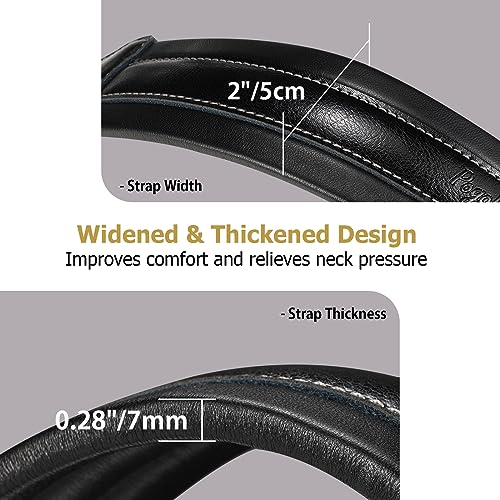 saxophone harness double shoulder adjustable sax strap with soft leather padded widened amp thickened design good comfort reduce neck stress for altotenorbaritonesoprano saxophone