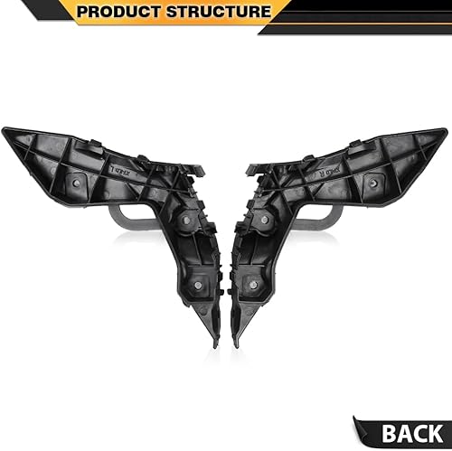 Miniatura 2 de Juego de soportes de parachoques delantero derecho e izquierdo compatible con Hyundai Elantra Sedan 2017 2018 2 piezas 86513F2000 86514F2000