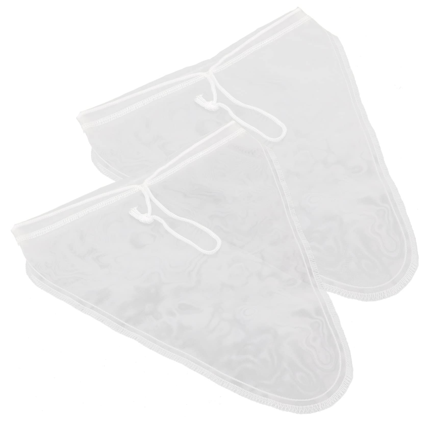 LALADEFIEE Nylon Filter Pouch for Nut Milk Juice Soy Milk Coconut Fine Mesh Strainer Bag Drawstring Design