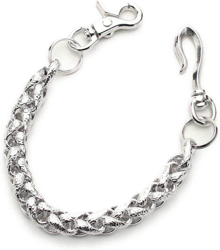 ショートウォレットチェーン silver クラシック ウォレットチェーン