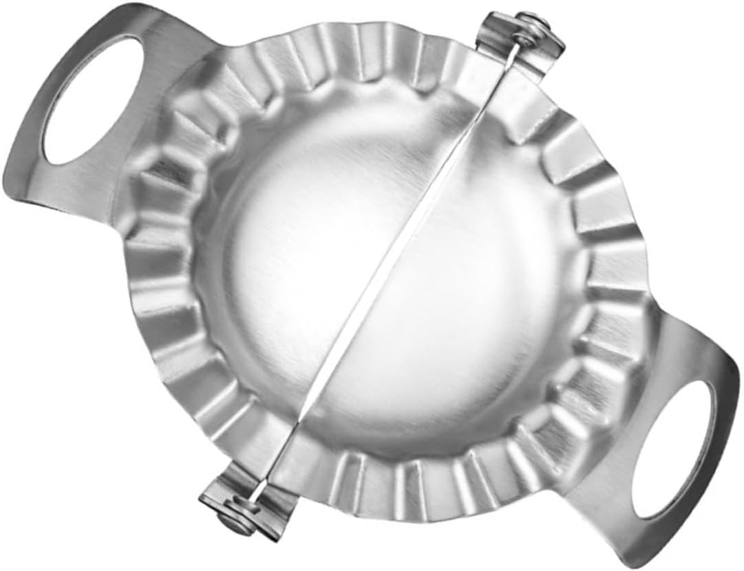 Stainless Steel Dumpling Maker Dough Press, Crimped Design Xmas