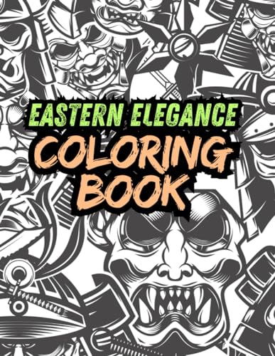 Elegance of the East: A Professional Coloring Experience with 30 Drawings (Portuguese Edition)