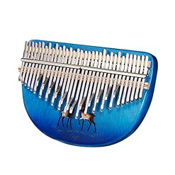 Cega Kalimba Piano à pouce chromatique à double couche en bois de hêtre avec 34 touches en C pour enfants, adultes… - Les Beatles, Paul McCartney, John Lennon, RIngo Starr, George Harrison