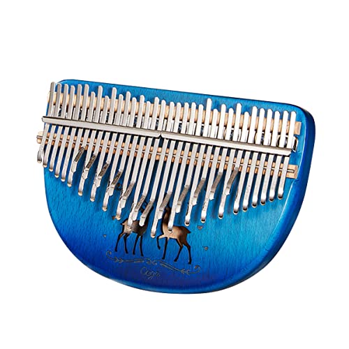 Cega Kalimba Piano à pouce chromatique à double couche en bois de hêtre avec 34 touches en C pour enfants, adultes… - Les Beatles, Paul McCartney, John Lennon, RIngo Starr, George Harrison Cega Kalimba Piano à pouce chromatique à double couche en bois de hêtre avec 34 touches en C pour enfants, adultes…