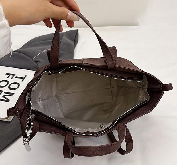 Tote Bags for Women Small Shoulder Bags Soft Handbags Chic Purses Satchel for Travel Work - Image 5