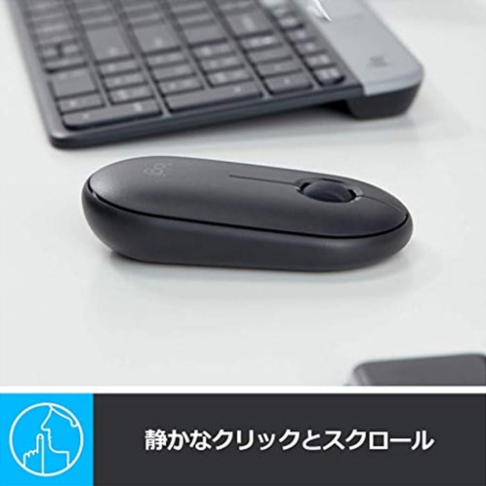 Amazon | ロジテック Pebble M350GR ワイヤレス マウス 薄型 Bluetooth