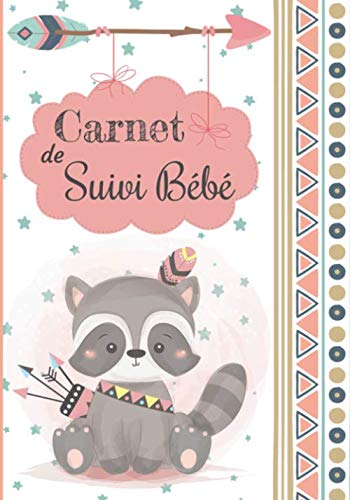 Carnet de Suivi Bébé: Journal de bord - Cahier de suivi maternel - Idéal pour bébé à partir de 4 mois et + (partie diversification alimentaire) - ... couches, bain, médicaments, notes - 144 Pages