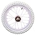 ARRIÈRE POUR VÉLO 14 "ROUE DE REMORQUE AVEC JANTE LILAS