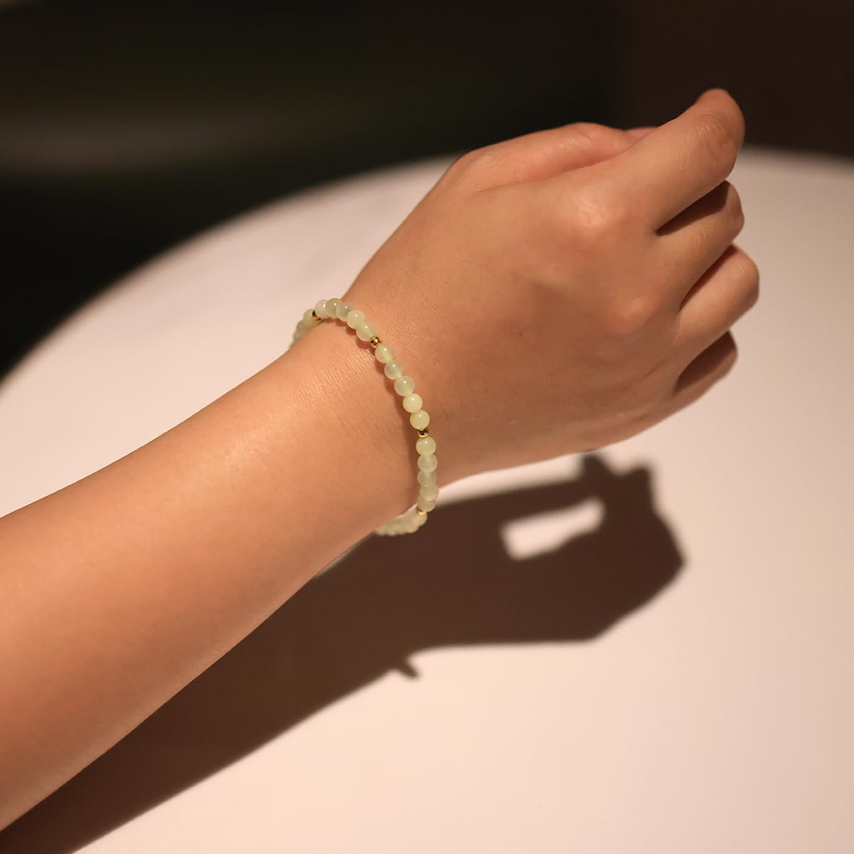 Jewever Gemstone Bracelet for Women Crystals and Healing Stones Beaded Stone Chakra Bracelets Healing Energy Crystal Jewelry Gifts Adjustable 4mm - Image 8