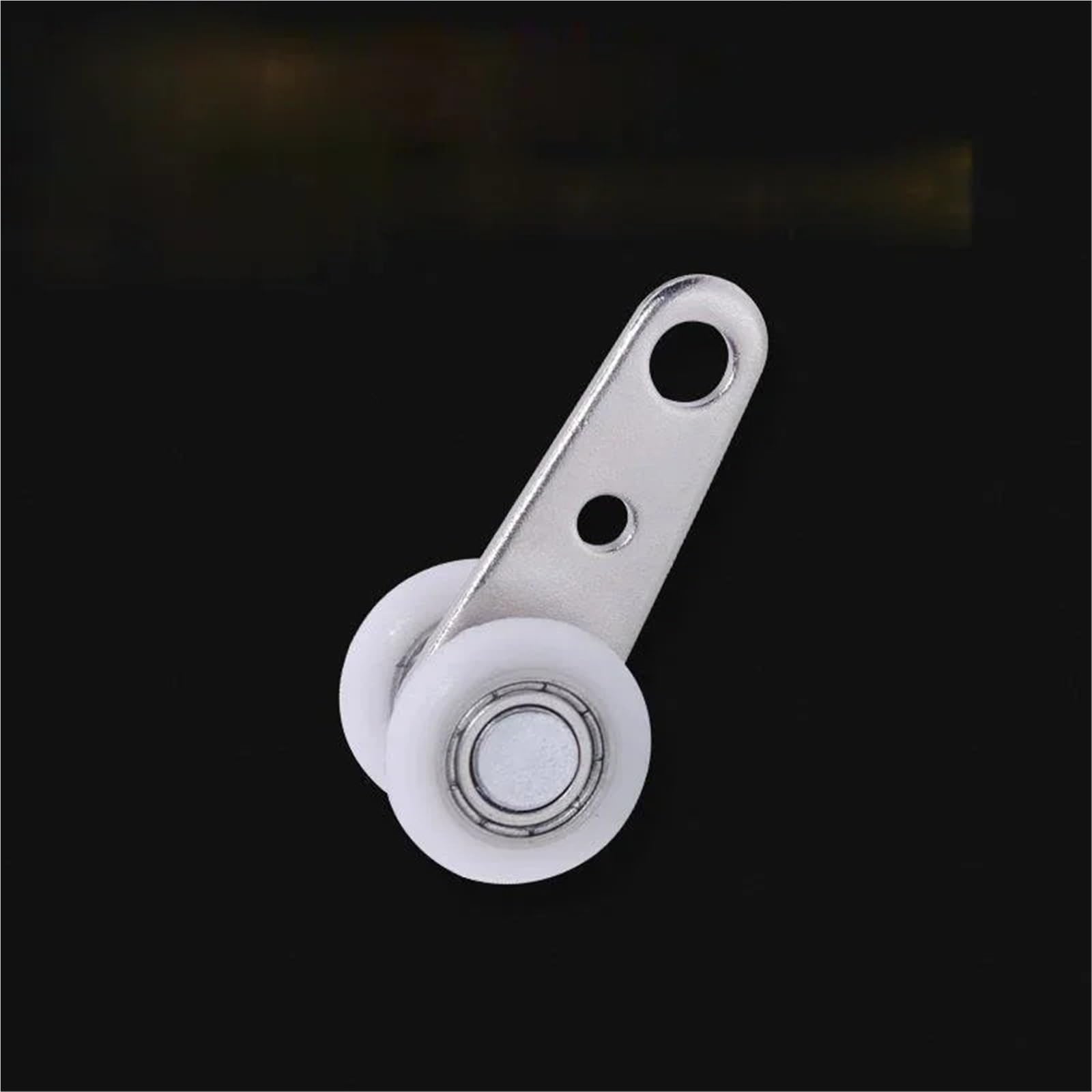10 Stück 19 mm Metall-Lager-Flaschenzug mit zwei Kunststoffrädern for Kleiderschrank, Schrank, Fenster, Schrank, Schiebetüren | Pulleys