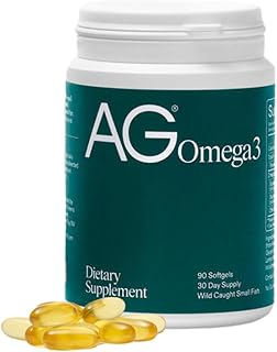 Sponsored Ad - AG1 Omega 3 Fish Oil Softgels – 2000mg EPA & DHA from Wild-Caught Fish, Supports Heart, Brain & Joint Health | 90 Capsules | Athletic Greens Supplement